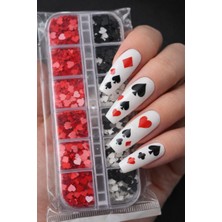 Born Pretty Oyun Kağıtları Tırnak Süsleme Pulları