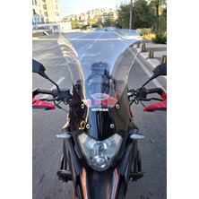 Motocam Mondial Rx3 I Evo Ön Cam 2015-2022 Model 52CM Şeffaf Renkli 4mm Uzun