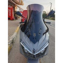 Motocam Mondial Strada 125 Ön Cam 2023-2025 Model 75CM Siyah Renkli 4mm Uzun