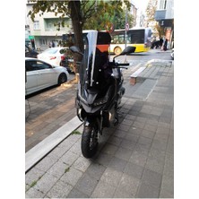 Motocam Barossa Adv 125 Ön Cam 2025 Model 57CM Siyah Renkli 4mm Sportif