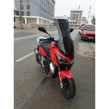 Motocam Rks Reale 125 Ön Cam 2023-2025 Model 78CM Siyah Renkli 4mm Uzun
