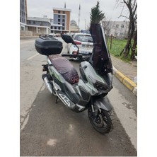 Motocam Mondial Ressivo 250 Ön Cam 2023-2025 Model 57CM Siyah Renkli 4mm