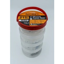 Nobel Montaj Tamir Vida Çivi Dübel Seti, 215 Parça