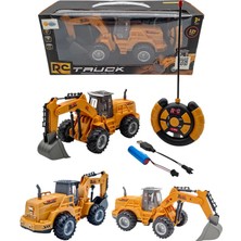 Star Express Uzaktan Kumandalı 1:27 Şarjlı Kazıyıcı Iş Makinası – Gerçekçi Rc Oyuncak