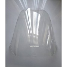 Motocam Honda Cn 250 Ön Cam 1986-2001 Model 62CM Şeffaf Renkli 4mm