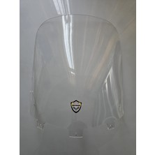 Motocam Yamaha Xmax Ön Cam 2007-2010 Model 47CM Şeffaf Renkli 4mm Orijinal Boylu