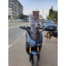 Motocam Yuki Huracan 250 Ön Cam 2022-2025 Model 70CM Füme Renkli 4mm