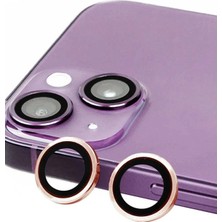 Kalites Kayem  iPhone 13 Raze Metal Kamera Lens - Pembe Kaliteli 2026