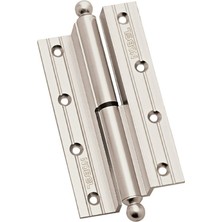 Nobel Cumbalı Menteşe, Alüminyum Saten, 10 Cm, Sol