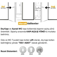 Nobel Penta Yale Dış Kapı Kolu, Aynalı, Mat Siyah (Tek, Yön Belirtiniz)