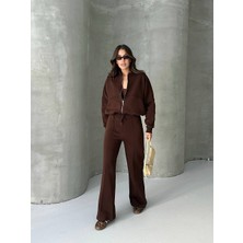 Savorzy Faye Fermuarlı Sweatshirt Eşofman Takımı