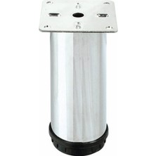 Nobel Ayak Akça, Krom, 6 Cm, 42 Mm, Plastik Bingolu, Metal