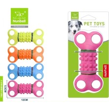 Normadia Yassı Kemik Köpek Oyuncağı 12 Cm, Eğlenceli ve Dayanıklı Köpek Oyuncağı