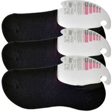 Vexor Siyah Kadın Babet Çorap 3 Çift