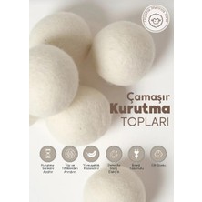 Skygo 3'lü Büyük Boy Xl Yün Kurutma Topu Koku Hediyeli