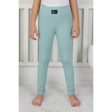 Evolaria Şardonlu Fitilli Kumaş Arma Detaylı Kız Çocuk Günlük Tayt