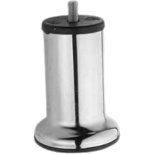 Nobel Ayak Serik, Saplamalı, Krom, 51 Mm, M3/8, 12 cm