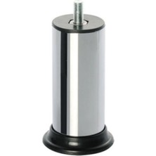 Nobel Ayak Doruk, Krom, 10 Cm, M8, 51 Mm, Pvc Bingolu Saplamalı