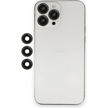 Kalites Kayem  iPhone 12 Pro Max Shine Kamera Lens - Siyah Kaliteli 2026