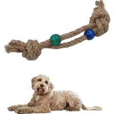 Normadia Diş Güçlendirme ve Temizleme Ipi Köpek Oyuncağı, Eğlenceli Oyun Halatı