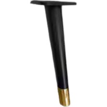 Nobel Ayak Padovata, Siyah-Altın, Pvc, 29 cm