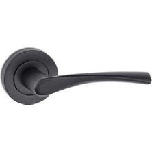 Nobel Polaris Oda Kapı Kolu, Daire Rozetli, Mat Siyah