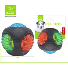 Normadia Işıklı Köpek Oyuncağı Top, Eğlenceli ve Parlak Köpek Eğlencesi