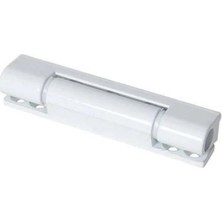 Nobel Pvc Kapı Menteşesi, 100 Mm, Beyaz, Zamak