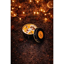 Portakal & Tarçın Siyah Metal Kutu Mum