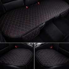 Typhon Fiat / Tofaş Murat 131 Araba Suni Deri Koltuk Minderi Ön ve Arka Takım 3 Parça Kırmızı Dikişli