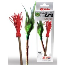 Normadia Yumuşak Tüylü Kedi Çubuğu ve Süpürge, Keyifli Oyun ve Temizlik Için