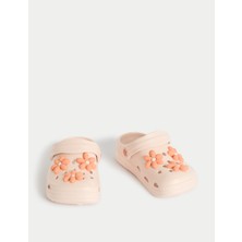 Marks & Spencer Çiçek Desenli Çocuk Terlik