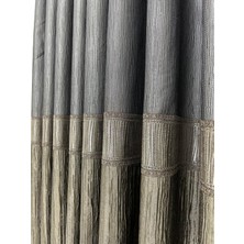Perde Merkezi Istanbul Gri Bronz Pano Fon Perde 1/3 Pile (Tek Kanat)