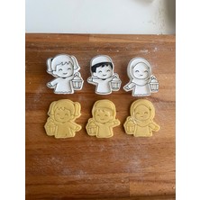 Neşvü Nema [ramazana Özel] Kandil Tutan Minikler 3’lü Set Kurabiye, Seramik ve Hamur Kalıbı