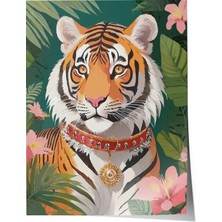 Zestia Poster Egzotik Kaplan Salon Dekoru