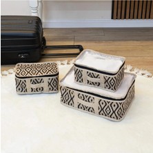 Helen's Home Lüx 3'lü Bavul Içi Düzenleyici Seyahat Çantası Organizer