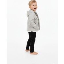 Butik Erkek Çocuk Yağmurluklu 3'lü Alt - Üst Takım Pamuklu