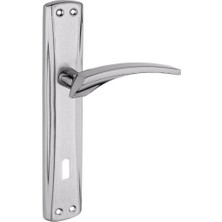 Nobel Lavanta Wc Tuvalet Kapı Kolu, Aynalı, Nikel Saten