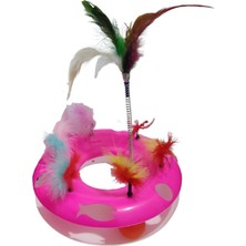 Normadia Eğlenceli Tüy Toplu Kedi Oyuncağı, Hareketli ve Çekici Tasarım