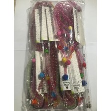 Normadia Renkli Boncuklu Ponponlu Kedi Oltası, Eğlenceli ve Dayanıklı Tasarım