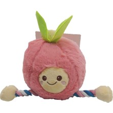 Normadia Sevimli Köpek Oyuncağı Şeftali Tasarımı, Eğlenceli ve Dayanıklı