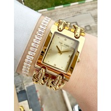 Tom Jones Zincir Kordon Kadın Kol Saati ve Bileklik