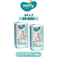 Moffy Jumbo Extra Extra Large No 7 Bebek Bezi (34 x 2) 68 Adet