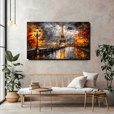 Artprinta Paris Eyfel Kulesi Kanvas Tablo – Sanatsal Şehir Manzarası Duvar Dekoru