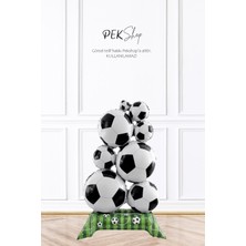 Pekshop Ayaklı Futbol Topu Kulesi Folyo Balon