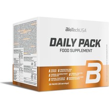 Biotechusa Daily Pack Full-Range Multivitamin With Minerals Coenzyme Q10 Grape Seed Omega Lecithin 30 Pack