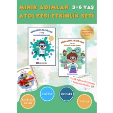 Anonim Yayıncılık 3–6 Yaş Minik Adımlar Atolyesi Eğitim Seti 2 Kitap + Boyama + Aylık Etkinlik Planı