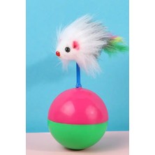 Normadia Tüylü Kedi Oyun Topu, Fareli Eğitici Yavru Kedi Oyuncağı
