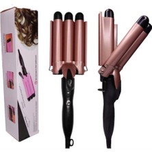 Özbience Profesyonel Seramik Wag Su Dalgası Saç Maşası, Parlak ve Hacimli Saçlar Için