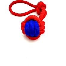 Normadia Dayanıklı Köpek Ipli Topu, Eğlence ve Çene Güçlendirme Oyuncağı